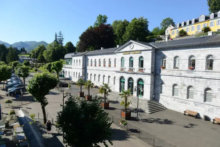 la fçade des Grands Thermes